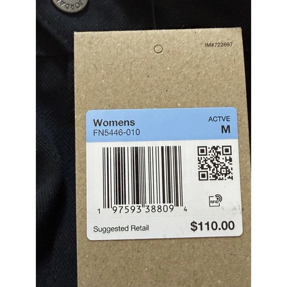 Nike Air Jordan Womens Woven Pants Size M Black FN5446-010 NEW